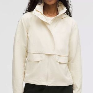 Lululemon Always Effortless Jacket • Bone Ivory • Size 6